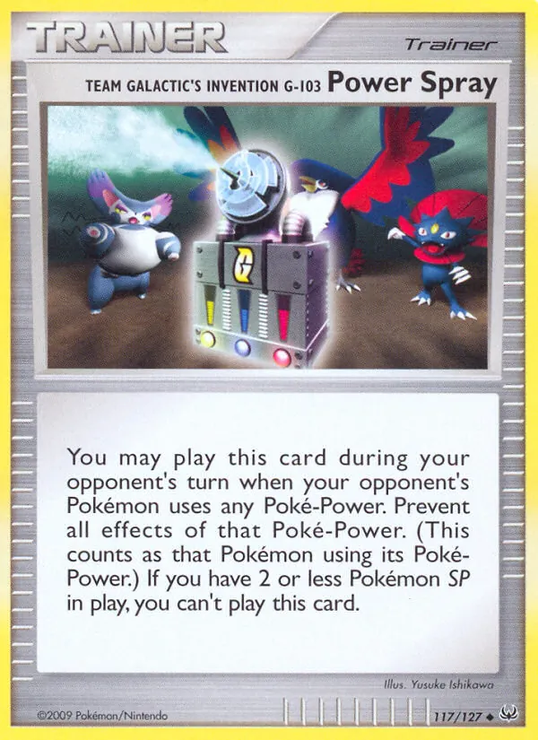 Team Galactic's Invention G-103 Power Spray — Platinum 117
