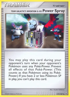 Team Galactic's Invention G-103 Power Spray — Platinum 117