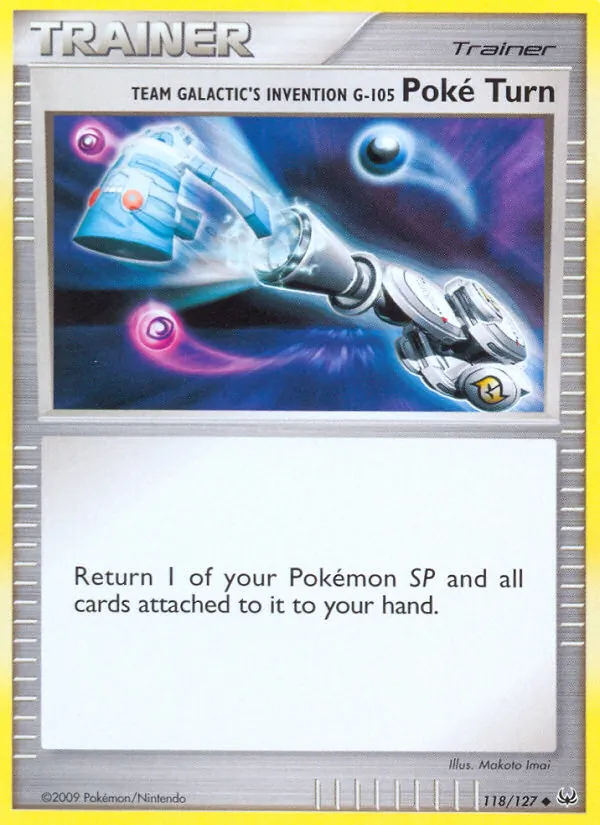 Team Galactic's Invention G-105 Poké Turn — Platinum 118