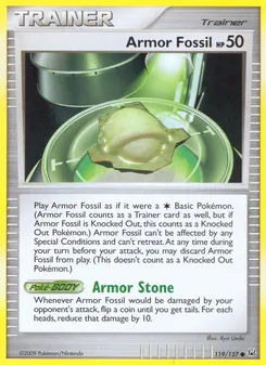 Armor Fossil — Platinum 119