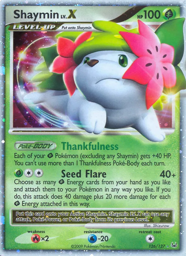 Shaymin LV.X — Platinum 126