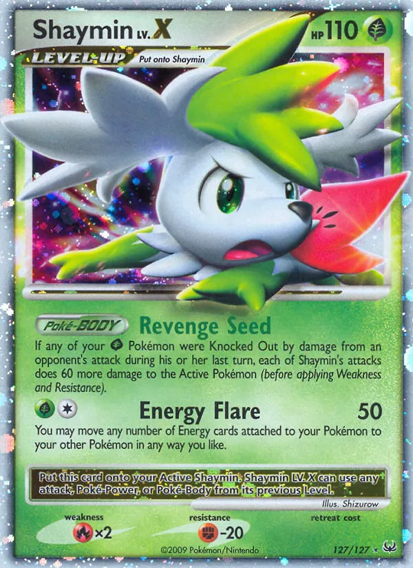 Shaymin LV.X — Platinum 127