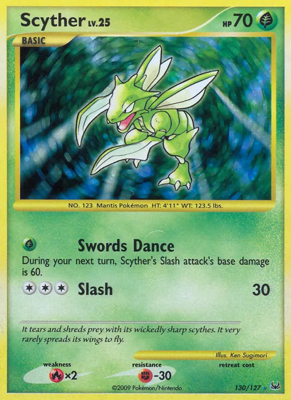 Scyther — Platinum 130