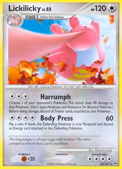 Lickilicky — Platinum 33