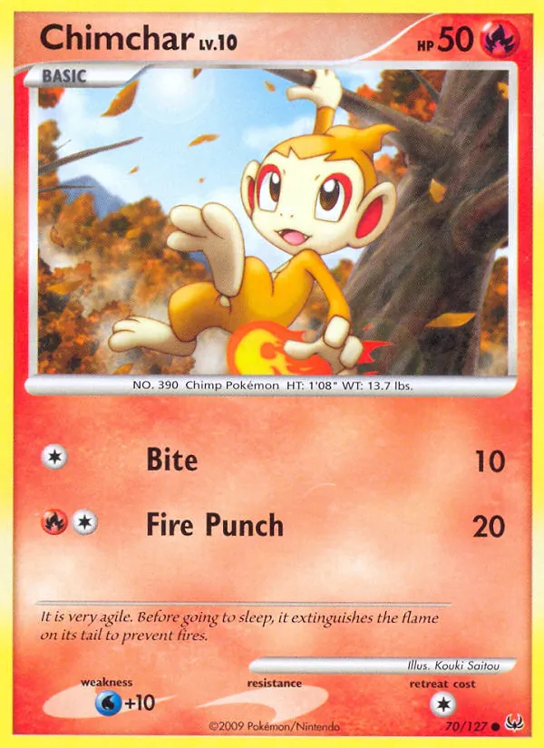 Chimchar — Platinum 70