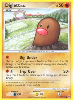 Diglett — Platinum 72