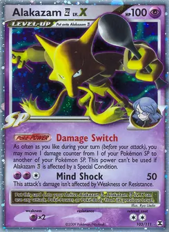 Alakazam E4 LV.X — Rising Rivals 103