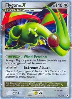 Flygon LV.X — Rising Rivals 105
