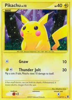 Pikachu — Rising Rivals 112