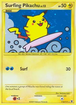 Pikachu Surfista — Rising Rivals 114