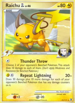 Raichu GL — Rising Rivals 31