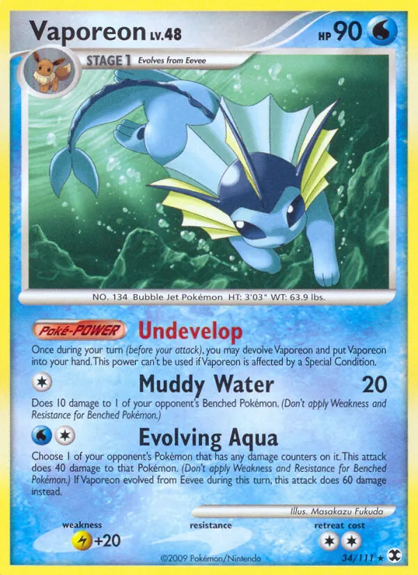 Vaporeon — Rising Rivals 34