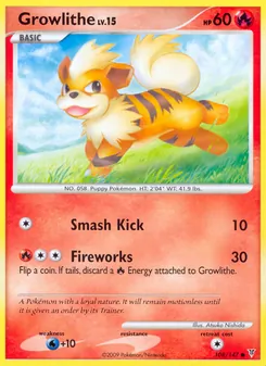 Growlithe — Supreme Victors 108