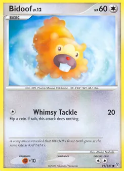 Bidoof — Supreme Victors 91