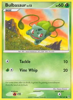 Bulbasaur — Supreme Victors 93