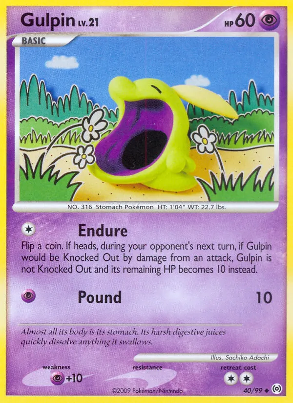 Gulpin — Arceus 40