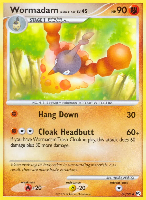 Wormadam Sandy Cloak — Arceus 50