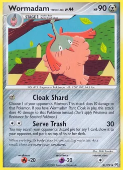 Wormadam Trash Cloak — Arceus 51