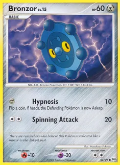 Bronzor — Arceus 54