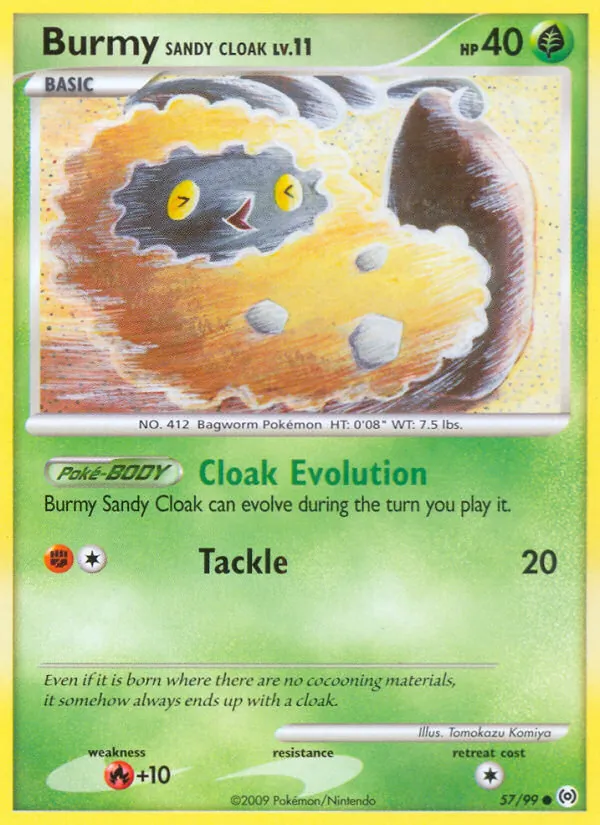 Burmy Sandy Cloak — Arceus 57