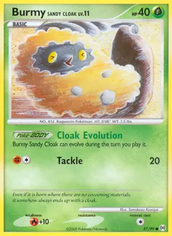 Burmy Sandy Cloak — Arceus 57