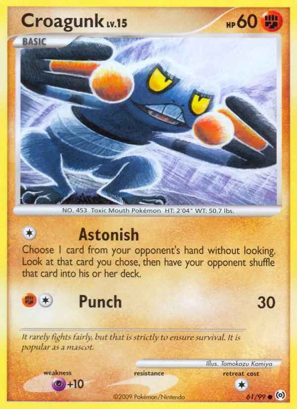 Croagunk — Arceus 61