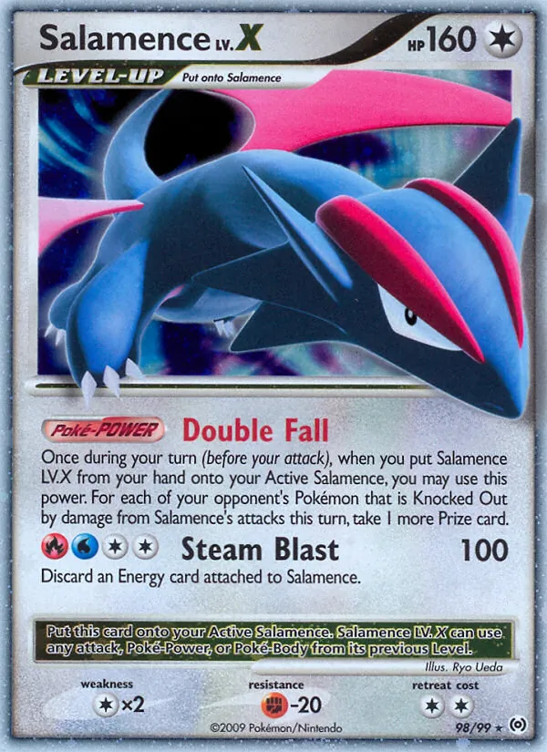 Salamence LV.X — Arceus 98