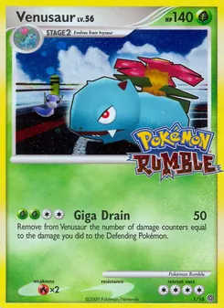 Venusaur — Pokémon Rumble 1