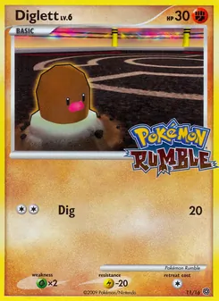 Diglett — Pokémon Rumble 11