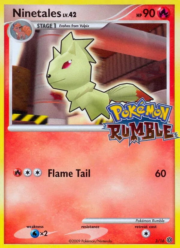 Ninetales — Pokémon Rumble 3