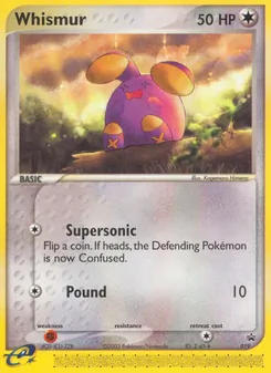 Whismur — Nintendo Black Star Promos 19