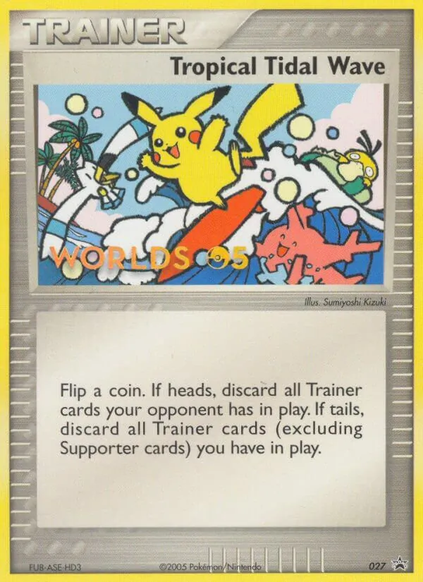 Tropical Tidal Wave — Nintendo Black Star Promos 27