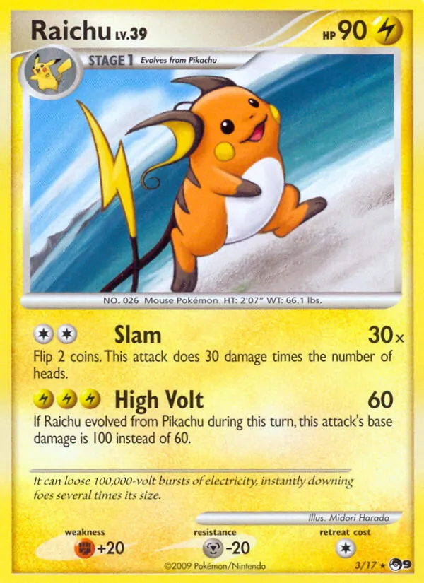 Raichu — POP Series 9 3