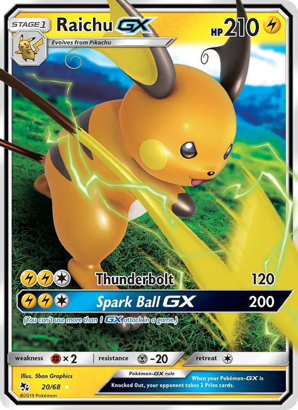 Raichu GX — Destinos Ocultos 20