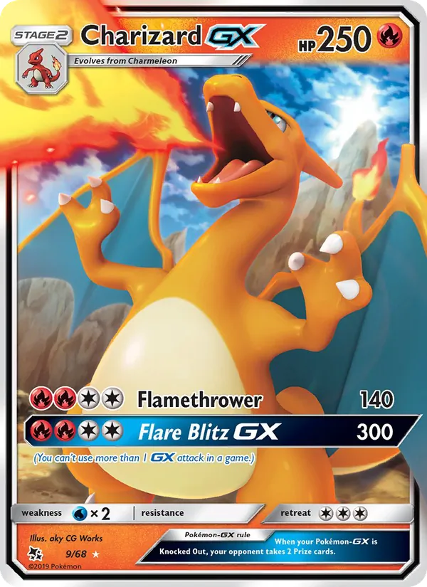 Charizard GX — Destinos Ocultos 9