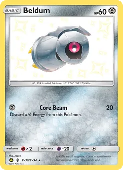 Beldum — Destinos Ocultos Cofre Brilhante SV30