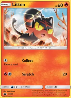 Litten — Sol e Lua Promos SM08