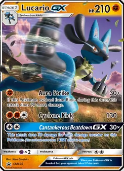 Lucario GX — Sol e Lua Promos SM100