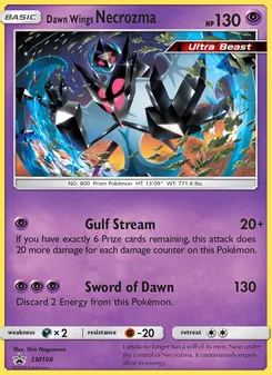 Necrozma Asas Alvorada — Sol e Lua Promos SM106