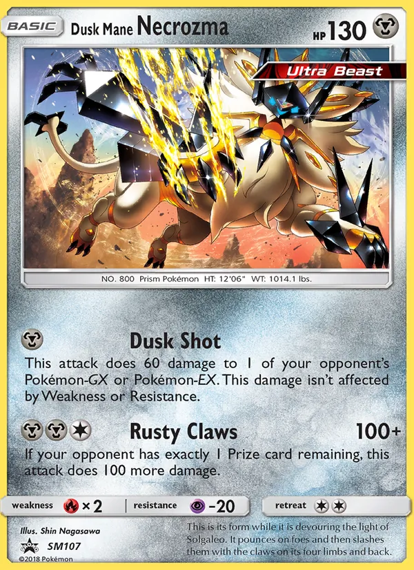 Necrozma Juba Crepúsculo — Sol e Lua Promos SM107