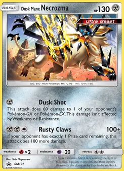 Necrozma Juba Crepúsculo — Sol e Lua Promos SM107