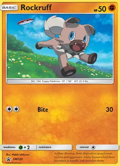 Rockruff — Sol e Lua Promos SM120