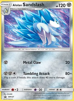 Sandslash de Alola — Sol e Lua Promos SM127