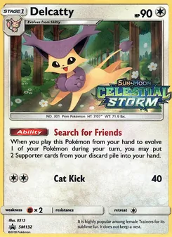 Delcatty — Sol e Lua Promos SM132