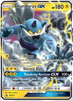 Thundurus GX — Sol e Lua Promos SM133