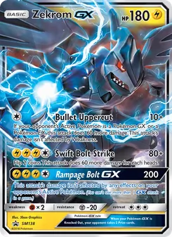 Zekrom GX — Sol e Lua Promos SM138