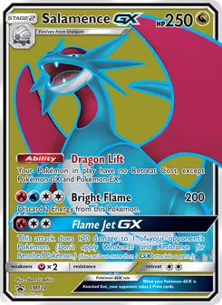Salamence GX — Sol e Lua Promos SM139