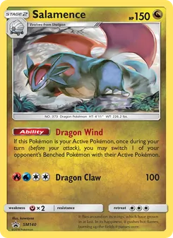 Salamence — Sol e Lua Promos SM140