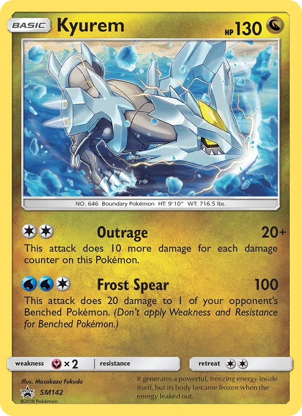 Kyurem — Sol e Lua Promos SM142