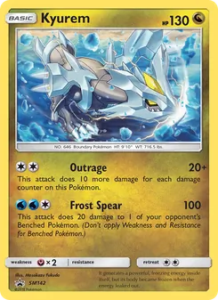 Kyurem — Sol e Lua Promos SM142